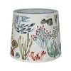 Albert Estate Ltd, Coastal Coral Lamp Shade, 10" Drum Shade