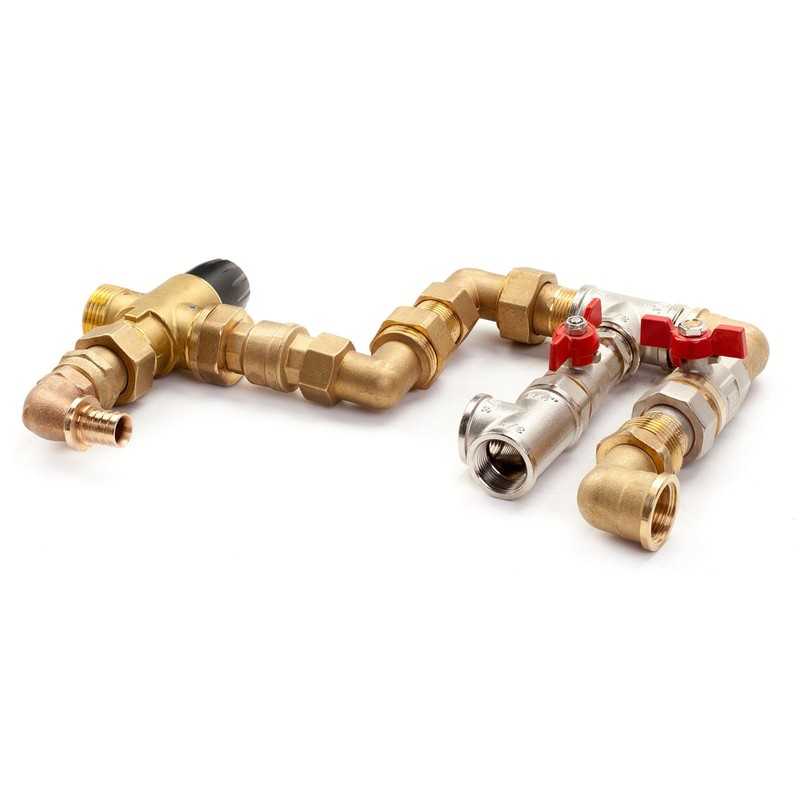 PATIKIL 1/2" Male to 1/2" Female Brass Pipe Extension Fitting