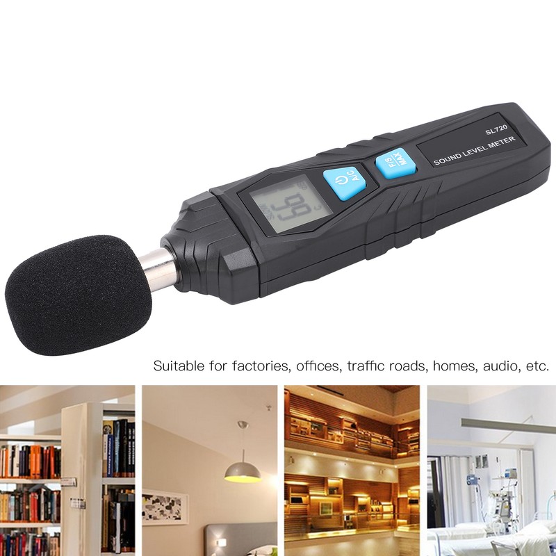 SL720 30130dB Sound Level Meter HighAccuracy Noise Tester for Home