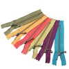 Y.K.K 3GKB10-6MIX Fastener with Beads, AG, 6 Color Set, 3.9