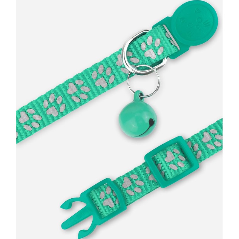 Taglory Kitten Collar Breakaway with Bell, 2 Pack Girl Boy