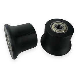 Trolley Seat Rail Roller Wheels - Replacement for Bowflex: Blaze Classic, Elite, Motivator 2, PR1000, Sport, Conquest, Ulitmate 2, SchwinnComp, Revolution (2)