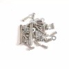 ZXMT Chrome Tour Pack Pak Trunk Lid Hinges Latch For