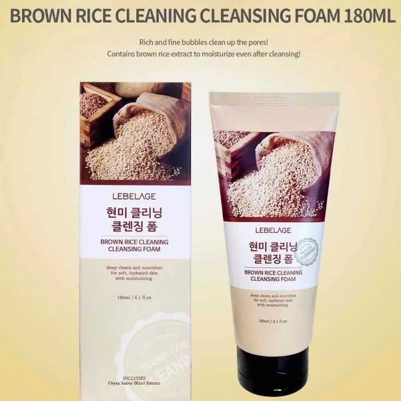 Bidameun Jabon Espuma Limpiadora Coreana / Colageno Y Arroz Integral