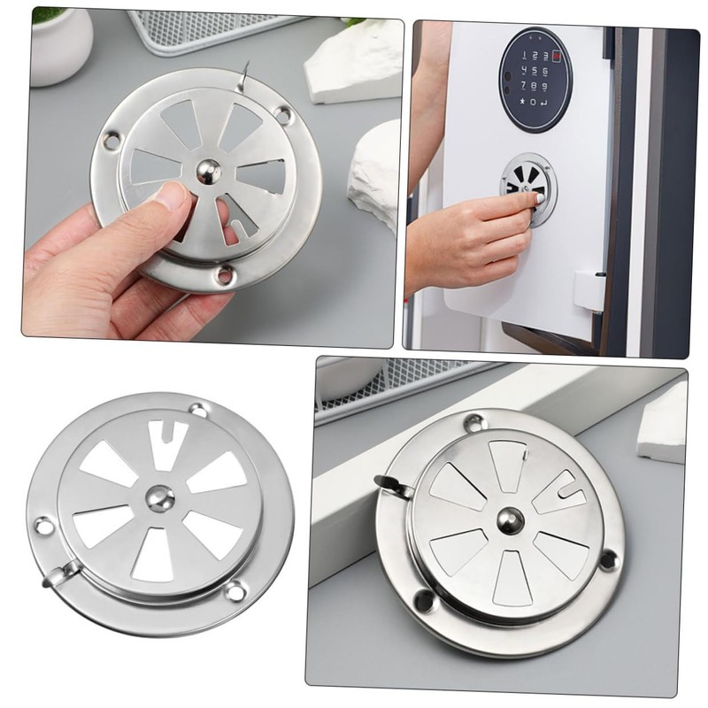 Outanaya 2pcs Stainless Steel Oven Vent Cover Damper for Drying