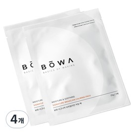 BOWA Signature Brazilian Calming Pack, 25g, 4 packs / BOWA 시그니처 브라질리언 카밍 팩, 25g, 4개