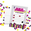 Super Hero Girl Birthday Party Invitations, 20 5"x7" Fill in