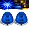 2PCS Watermelon Lights Strobe & Constant Dual Function Blue Auxiliary