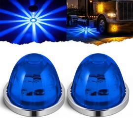 2PCS Watermelon Lights Strobe & Constant Dual Function Blue Auxiliary Light