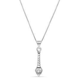 Indian God Stainless Steel Locket – Durable, Stylish & Spiritual Pendant for Men & Women (hanuman ji gada)