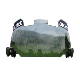 GIKYTEC Football Helmet Visor, Scratch Resistant, for Helmet Fits Youth and Adult Football Helmets (Clear Black)