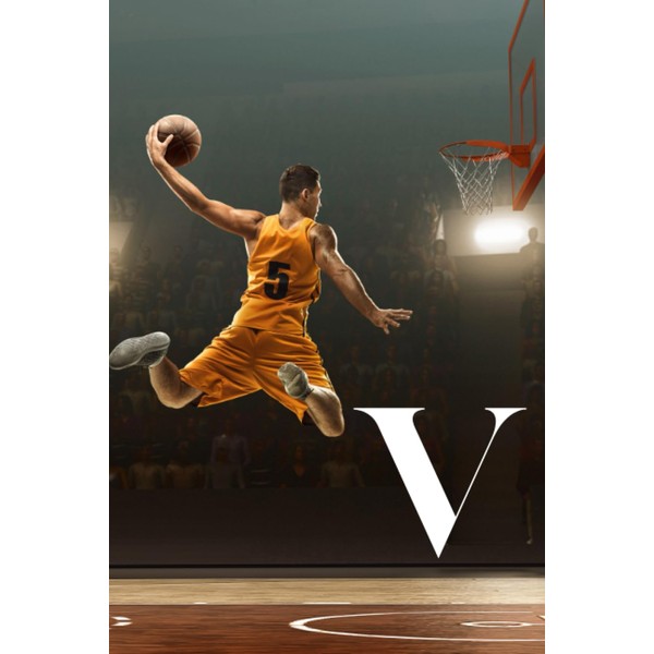 V: Slam Dunk Basketball Notebook | Game / Sport Themed
