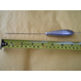 Unbranded 8 PCS. BOTTOM BOUNCER SINKER 6 OZ. W/STAINLESS S. WIRE 045 X 10" LEG X 4" ARM