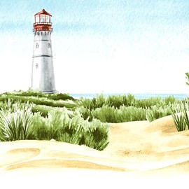 Beach Lighthouse Napkins - Pack of 20