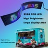 Wishiot LED Car Sign LED Message Board APP Control Flexible