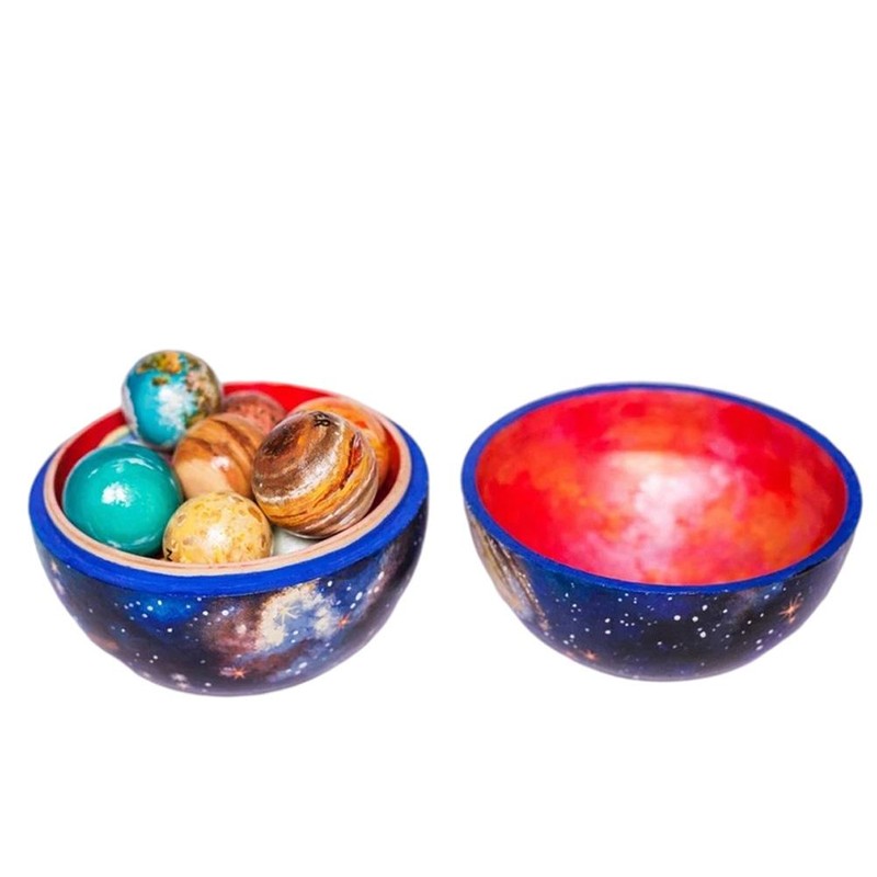 Solar System Model Ball Kit Wooden Solar System Ball Planet