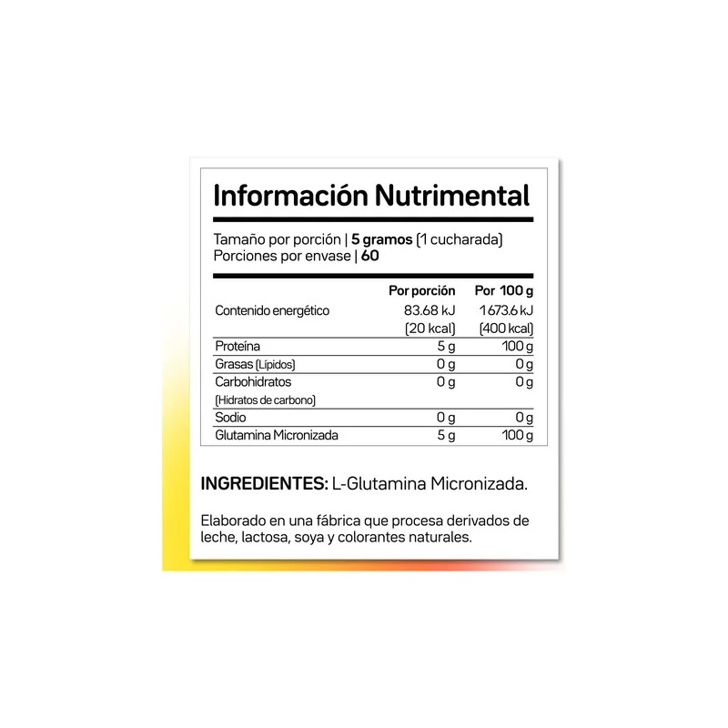 Glutamina Polvo Pura Primet 300g De L Glutamina 60 Porciones