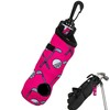 Golf Tee Holder, Golf Ball Storage with Keychains, Multi-Functional Lightweight