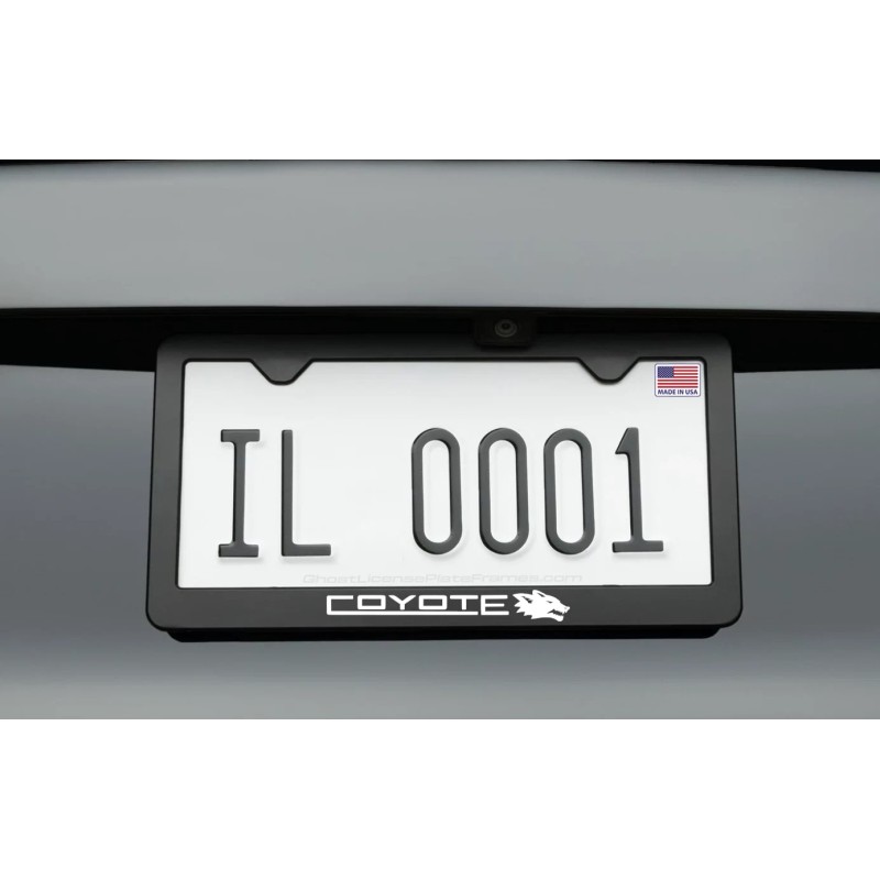 Ghost License Plate Frames Mustang GT License Plate Fram Black