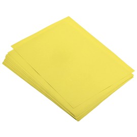 sourcing map 100 Sheets Colored Copy Paper A4 Printer Paper 80gsm Lemon Yellow for Office Printing, Document Copying, Invitations, Forms, Art Projects