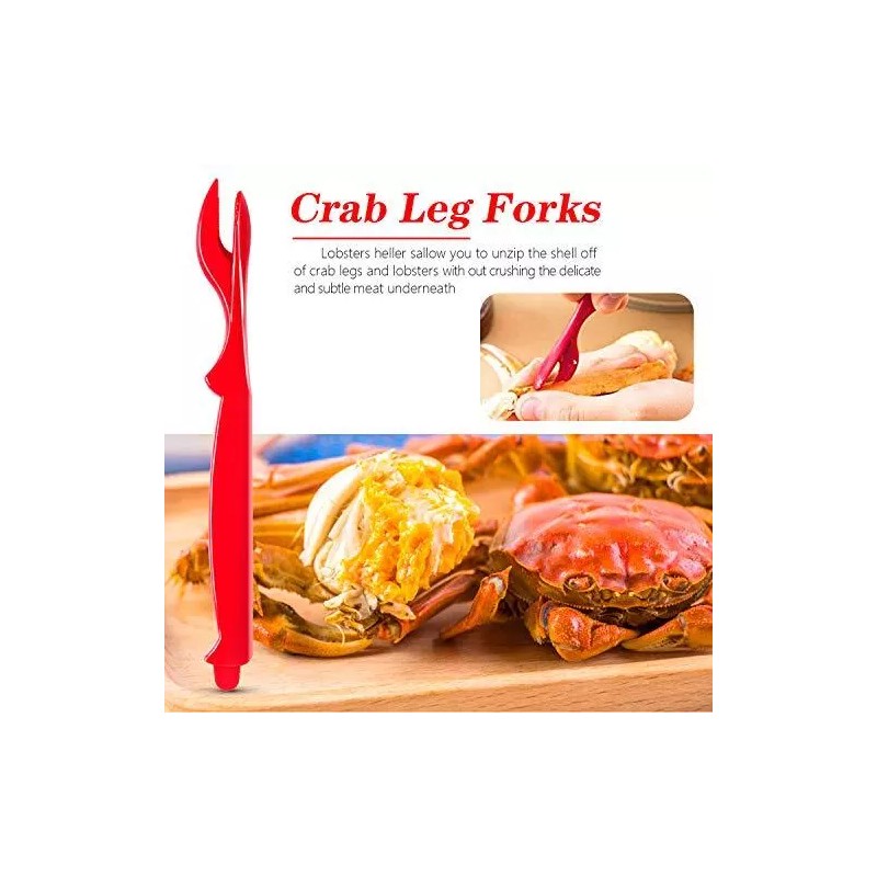 ZAUGONTW 6PCS Crab Legs Crackers, Crackers Picks Tools Set for