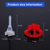 Pro-Grade 1/16" Tile Leveling System Clips 500pcs - Dual-Purpose Leveler
