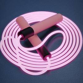 Cuerda De Saltar Con Luz LED Ajustable, Cuerda De Salto Brillante Para Niños Y Adultos, Actividad Divertida Al Aire Libre, Gran Recuerdo De Fiesta
