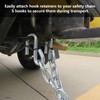 EAORBD S Hook Keeper Rubber S-Hook Retainer for Trailer Tow