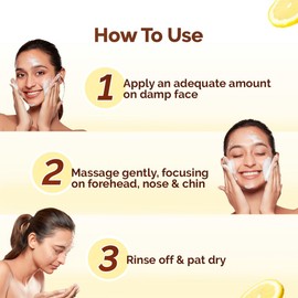 MAMAEARTH Vitamin C Daily Glow Face Wash with Vitamin C & Turmeric 100ml