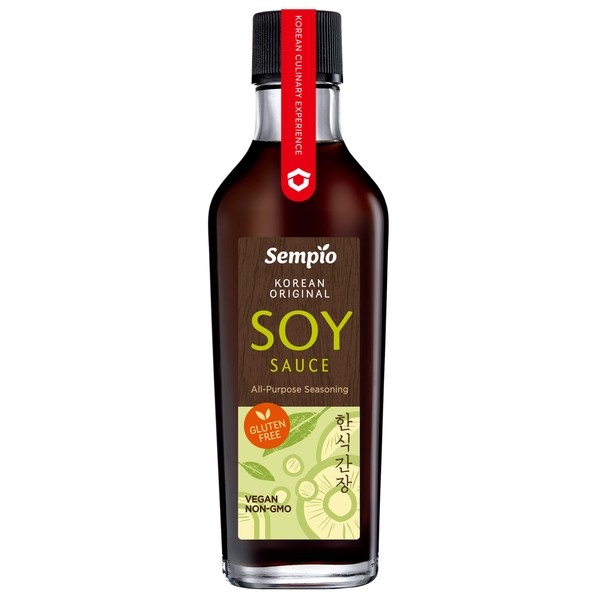 Sempio Korean Original Soy Sauce All-Purpose Seasoning (Gluten Free/Vegan/Non-GMO) 250ml