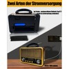 AM/FM/SW Retro Radio with USB/TF/AUX Function