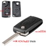 2 Button Key Shell Compatible CE0536 Folding Key for Citroen