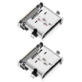 ECSiNG 2Pcs DC Power Jack Connector Replacement Compatible with Lenovo X280 T480 T480S T490 X390 T580 T590 T495 L480 EL480 DC Power Jack Socket Charging Port Connector