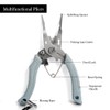 Fishing Pliers Scissors Stainless Steel Fishing Line Cutter Split Ring