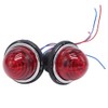 YUCHENSHLP 2 Pcs Red Rear Stop/Taillight Lamp Light Lucas L594