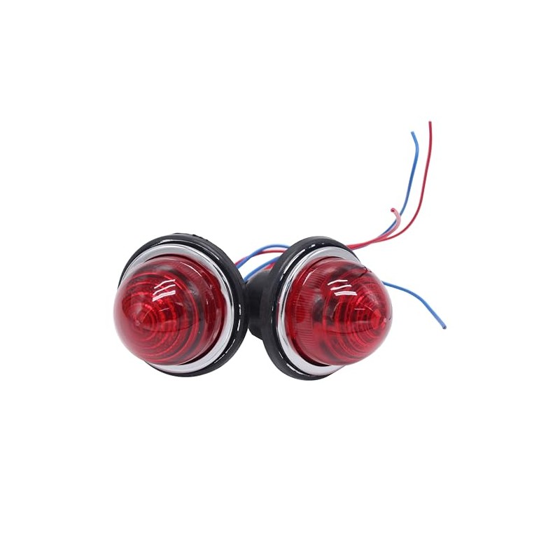 YUCHENSHLP 2 Pcs Red Rear Stop/Taillight Lamp Light Lucas L594