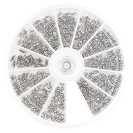 HVAZI 12 Kinds M1 M1.2 M1.4 M1.6 Small Screws Assortment Kit