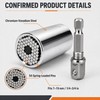 2 Pack Universal Socket Wrenches, 7–19 mm 54-Pin Adjustable Grip