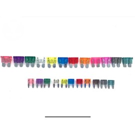 120 Pcs. Automotive Fuse Kit Assorted Mini small blade fuse + regular ATC fuse