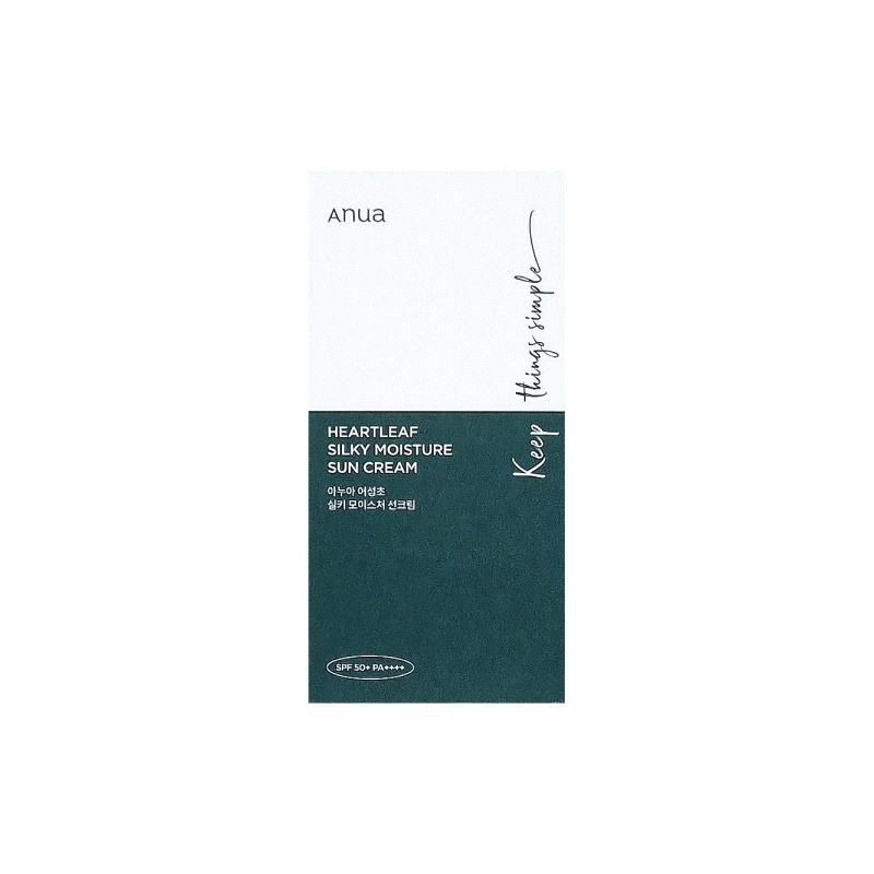 Anua Asungcho Silky Moisture Sunscreen 50ml Non-sticky, gentle sunscreen /