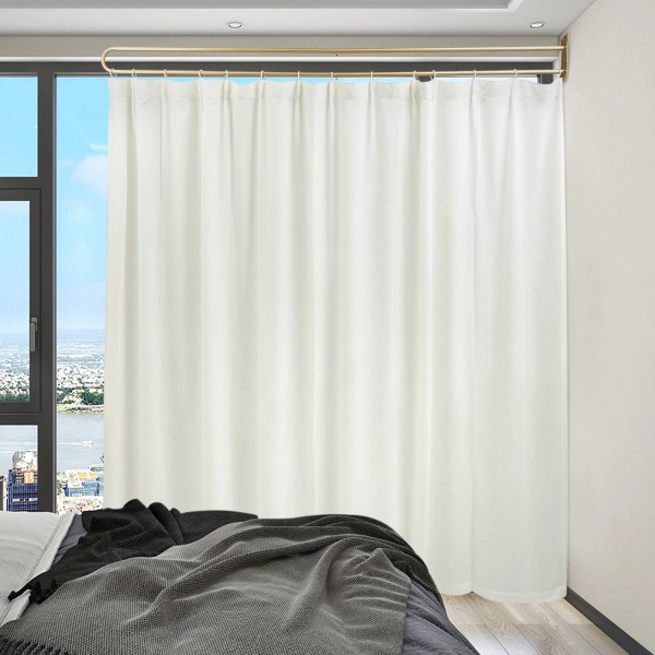Unbranded U-Shaped Privacy Partition Curtain Divider Velvet Curtain For SPA/Room/Cubic