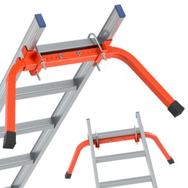 Mr IRONSTONE Ladder Stabilizer, Extended Ladder Stabilizer Accessory for Roof Gutt, Wing Span/Wall Ladder Stand-Off, Ladder Attachment, Orange, LS01-OGA