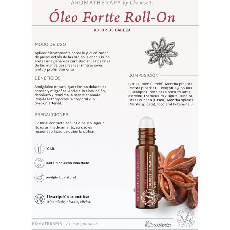 Leo Fortte Roll Aceite Esencial Aromaterapia