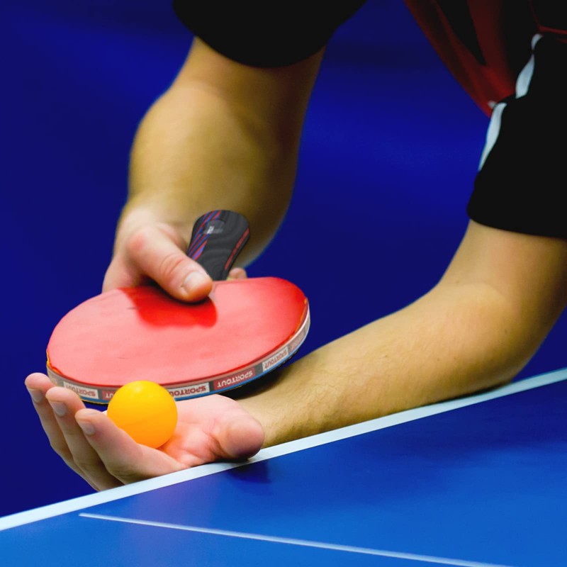 Table Tennis Racket, Professional Table Tennis Bat, Racket with Bag