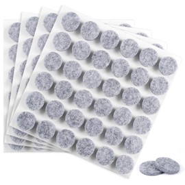 moinkerin moinkerin 144 Stcke Filzgleiter Selbstklebend 15mm filzgleiter fr sthle 5mm Dicke M?bel Filzgleiter fr M?belf?e Stuhlbeine, Hartholzb?den (Grau, 15mm)