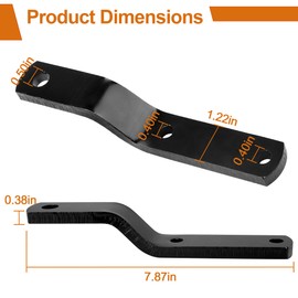 Lawn Mower Hitch for Agri-Fab 23475, Garden Tractor Trailer Hitch, Bracket Compatible with Agri-Fab Replacement Parts Black