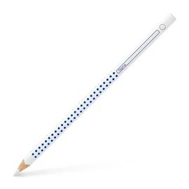 FABER-CASTELL 113201 - Farbstift Grip, für Heft und Tafel, weiß