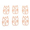 100pcs Paper Clips Cute Duck Shaped Decorative Metal Paperclips with