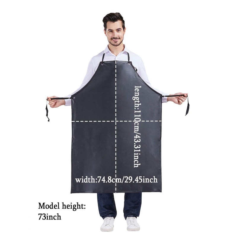 Nanxson Men's Waterproof Oil Resistant Battle House Work Apron Industrial