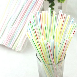 500 PCS Reusable Straws, 8" Long, Reusable Straws, Multiple Colors Straws, Suitable for Various Drinks, Coffee, Tea, Juices (500)